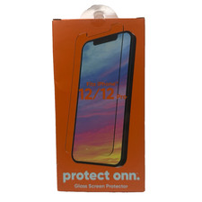ONN Tempered Glass Screen Protector for iPhone 12 / 12 Pro   NEW