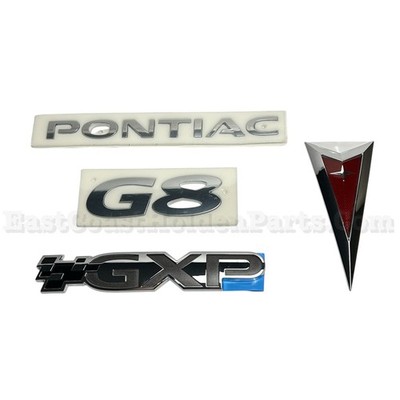 2009 Pontiac G8 GXP Trunk Emblem Kit OEM GM Genuine NOS | eBay