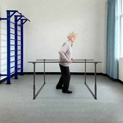 7ft Walking Assist Parallel Bar Adjustable Walk Assisting Rehabilitation Tool