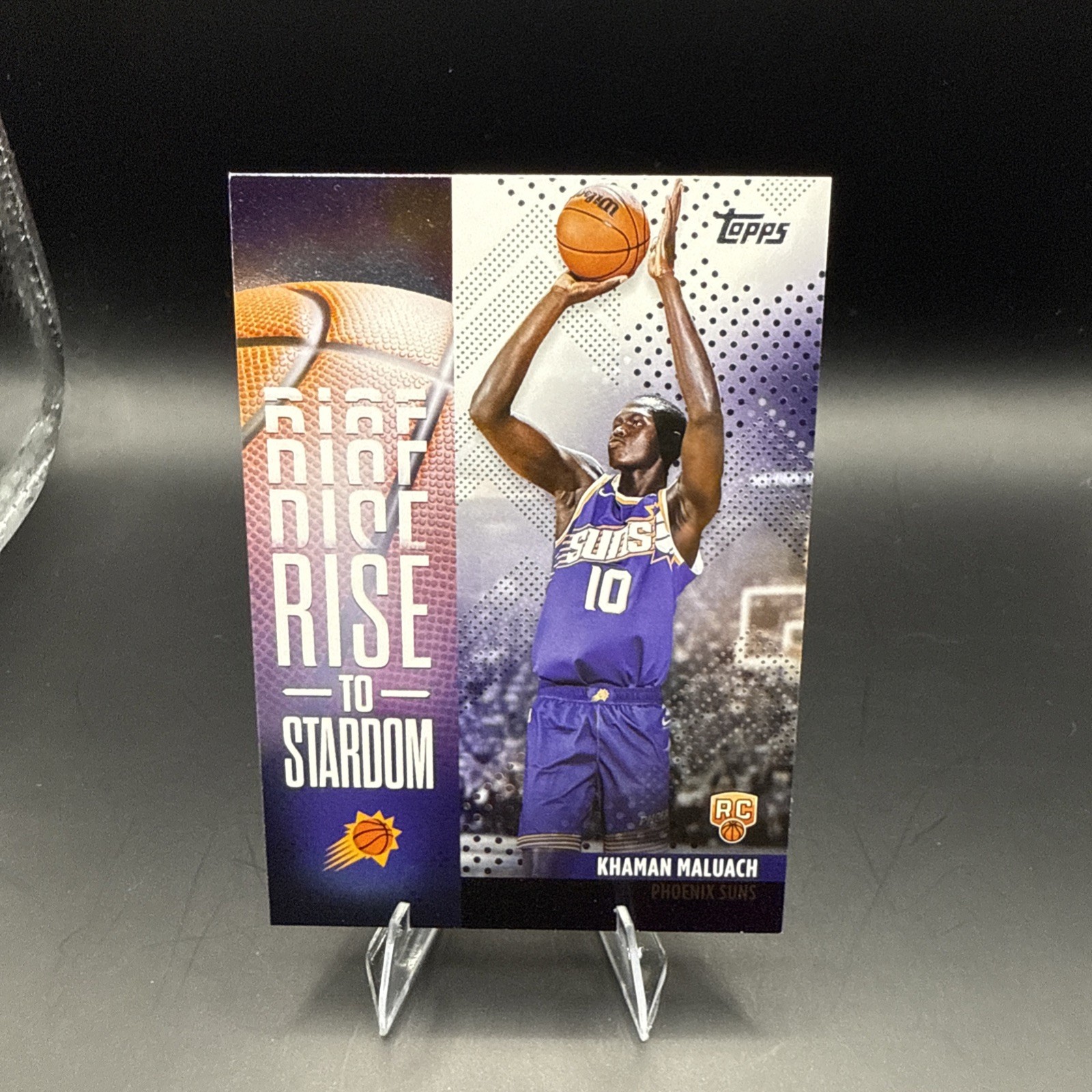 2025-26 Topps Khaman Maluach Rise to Stardom RC Rookie #RTS-10 Suns