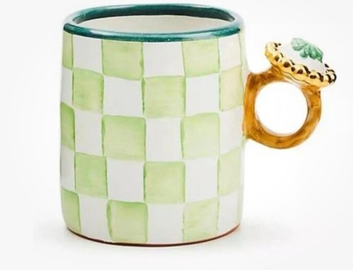 Mackenzie Childs March Limited Edition Mug Lucky Ring Handle New 2025 - Picture 1 of 2