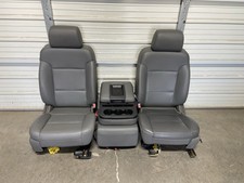2014-2018 Chevrolet Silverado Sierra Yukon Tahoe Front Gray Vinyl Seats