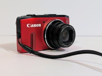 Canon Powershot SX280 HS 12.1 MP Red Digital Camera For Parts | eBay