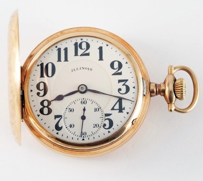 Illinois 16s Pocket Watch Case ILLINOIS BUNN SPECIAL 23 JEWEL 16S