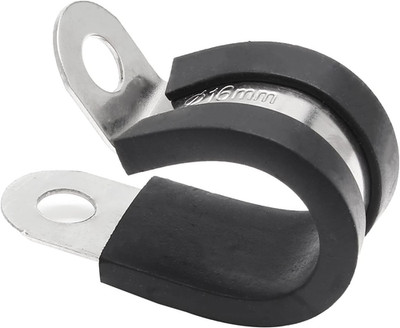 20Pcs 5/8 Inch (16Mm) Cable Clamps, Stainless Steel Wire Clamps, Rubber Cushione