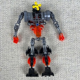 Lego Bionicle Skull Grinder 70795 Orange Silver Fair NOT COMPLETE