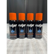 Edge Sensitive Skin Shave Gel with Aloe 2.75 oz Travel Size Lot of 4 Cans