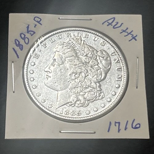 1885-P Morgan Silver Dollar AU+++