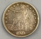 1878 S US 90% Silver Trade $1 cleaned L23750