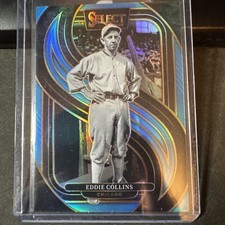 2025 Panini Select Baseball #138 Blue Prizm EDDIE COLLINS /199