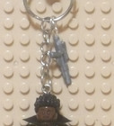 Minifigure Keychain Custom Star Wars Lando Calrissian w/Pistol Charm Stand Solo — photo 4