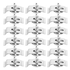 20Pcs Reusable Stainless Steel Undermount Sink Mounting Clips for Home Use
