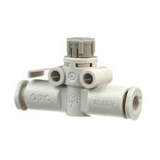 1pc SMC CORPORATION AS1002F-04A Flow/Speed Control, inline, push lock, for