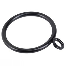 Curtain Rings with Eyelet for Curtain Rods 2 Inch Inner Diameter Metal Draper...