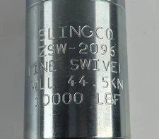 Slingco ZSW2096 Line Pulling Swivel 6.1” 10,000 lb WLL Cable Puller thumbnail 2