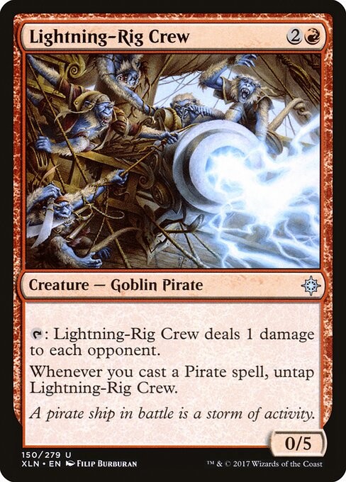 Lightning-Rig Crew NonFoil Ixalan 150 NM MTG