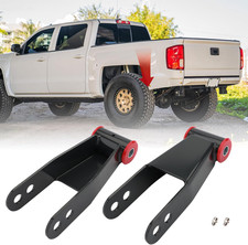 Lowering Shackle Kit, 2" Rear Drop, Fits Silverado 1500 1999-2019, for Chevy G