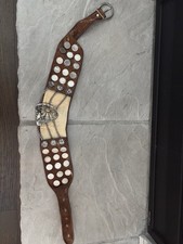 Antique Vintage Argentina Cowhide Coin Belt  Gaucho Coin Belt Guacho Rodeo