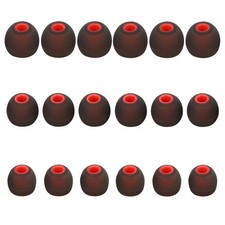 Silicone Earbud Replacement Tips Eartips Fit Most in-Ear Earbuds Inner Hole 3...