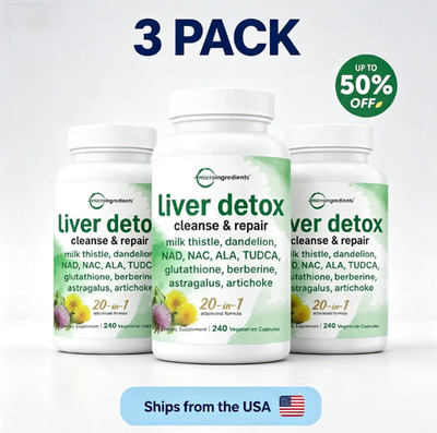 3x safe effective high-quality professional Micro Ingredients Liver Detox,240