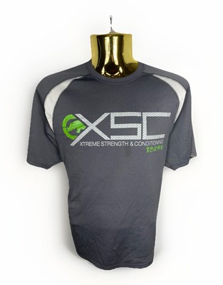 Ecko Function XSC Graphic Shirt Xtreme Strength & Conditioning Gray Mens Large