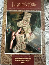 Lizzie Kate-Flora McSample's 2013 Stocking Chart & Embellishments