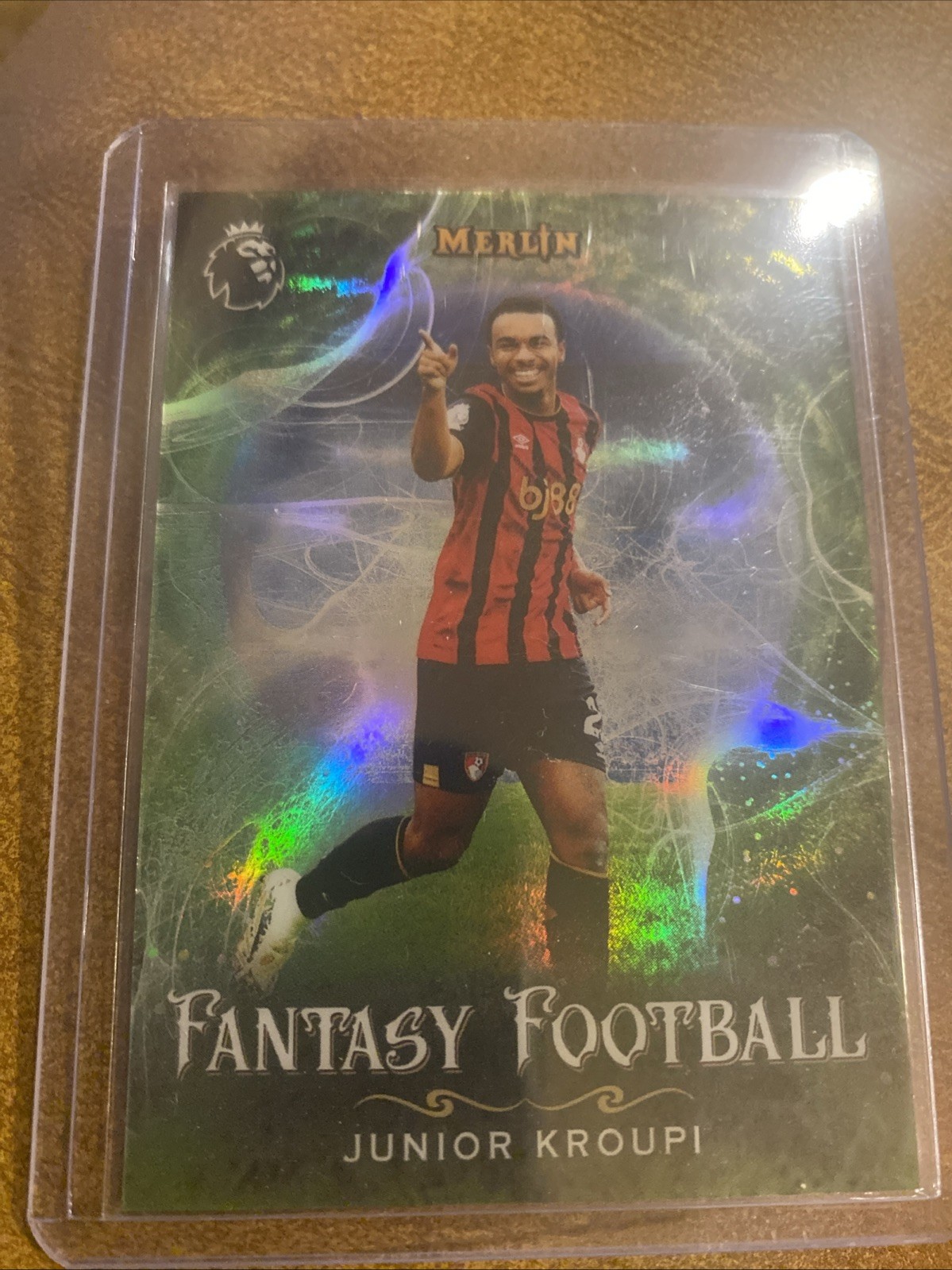 2026 Tooos Merlin Junior Kroupi Silver Rookie Insert view 1