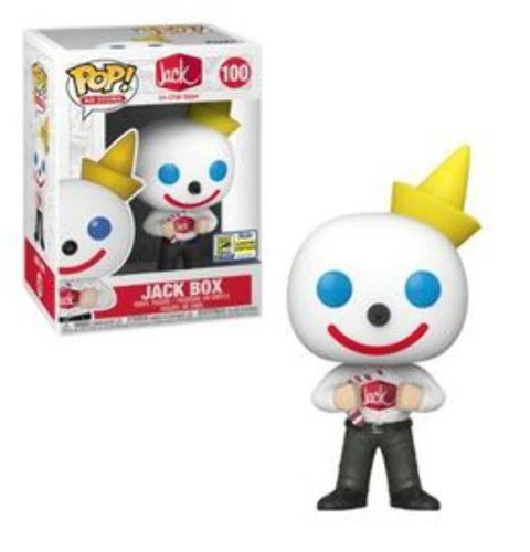 Funko POP! Ad Icons: Jack in the Box - Jack Box (2020 SDCC)(Damaged Box) #100