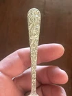5 - S. Kirk & Son Repousse Sterling Silver "TEA SPOONS" 5 7/8" approx 28 Gram Ea