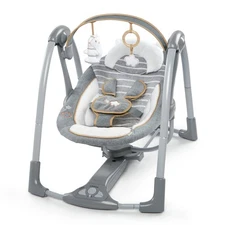 Ingenuity Boutique Collection Deluxe Swing 'n Go Portable Baby Swing, Bella