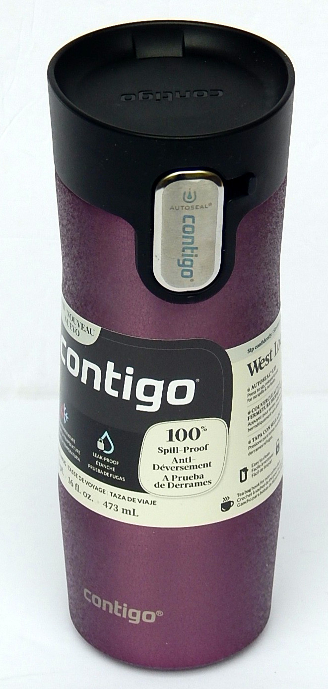 Auto Seal  16 Oz Bpa Free Metallic Brg