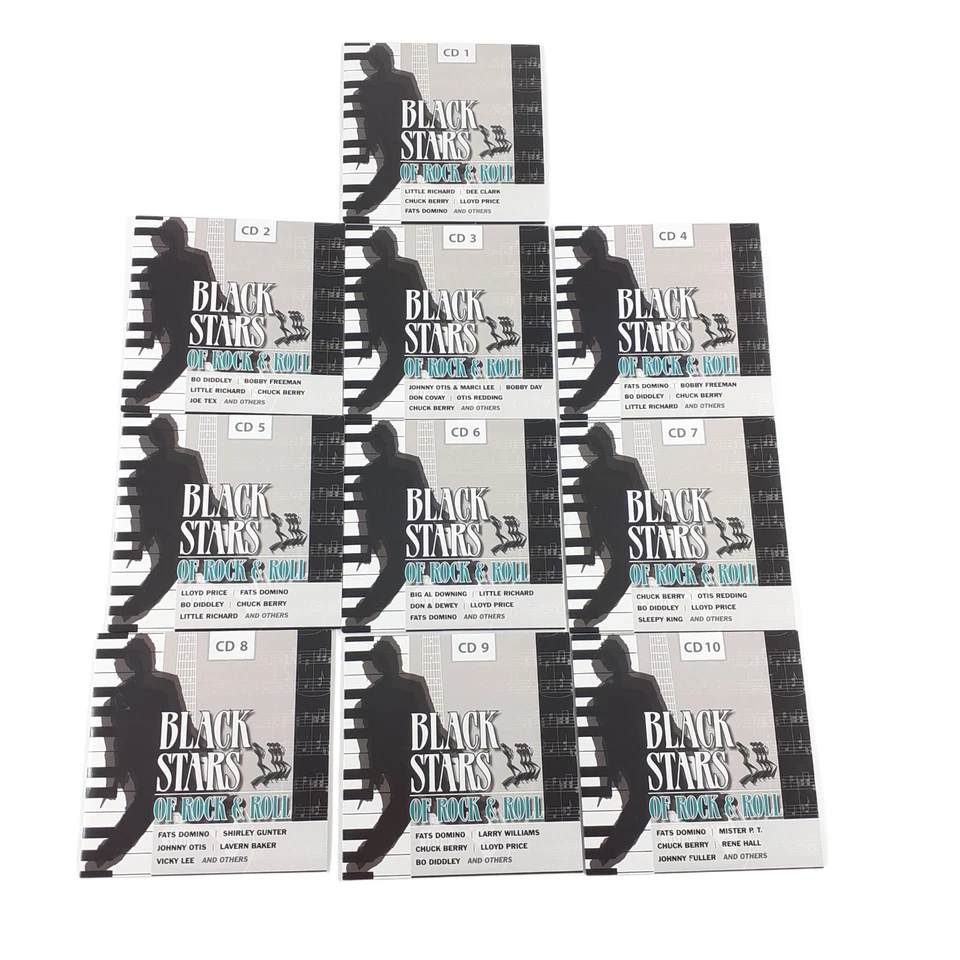 Black Stars Of Rock & Roll - Fats Domino, Little Richard-10CDs Zustand sehr gut - Bild 3 von 4