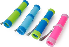 Pocket Telescope Toy for Kids, 4 Pack Portable Pirate Telescope Science Monocula