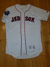 2018 WS Majestic Flex Base Andrew Benintendi BOSTON RED SOX Authentic JERSEY 44