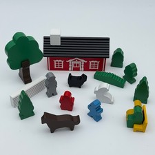 Brio Wooden Railway 3572 Country Cottage Set 31410-72 COMPLETE Vintage Trains