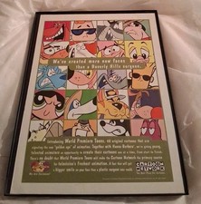 Cartoon Network Hanna-barbera Framed Print Ad 1995 8.5x11