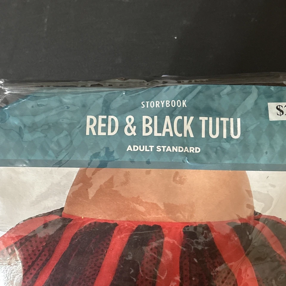 Rojo y Negro Tutú Falda Ladybug Elegante Vestir Halloween Adulto Disfraz Accesorio Foto 2 de 4