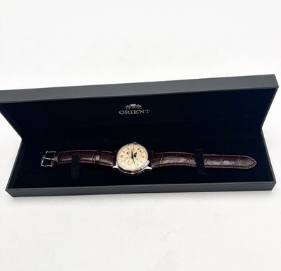 Orient Bambino SUN & MOON RN-AK0803Y Men's Watch /Case  From US
