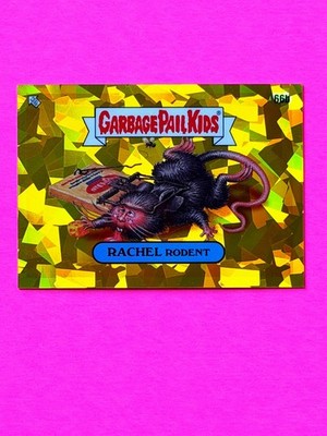 2020 Garbage Pail Kids Sapphire 1 Gold 66b RACHEL RODENT 11/15 GPK OS2 Series 2