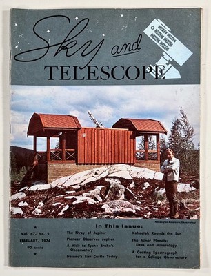 1974 Feb SKY & TELESCOPE Jupiter Flyby PIONEER PROBE Tycho Brahe COMET KOHOUTEK