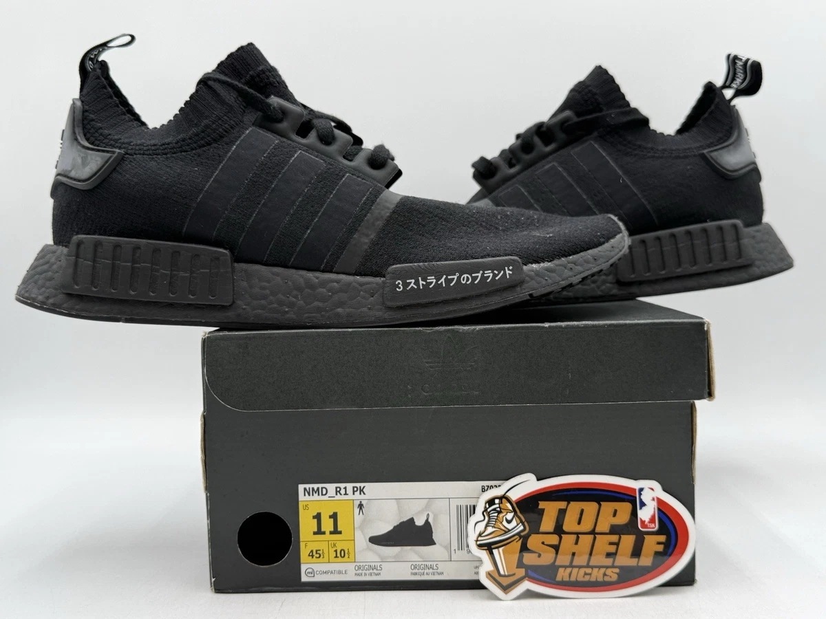 adidas NMD_R1 Primeknit Japan Triple Black | eBay