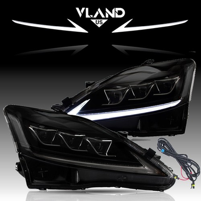 #ad Pair Vland Projector Headlight For 2006 2013 Lexus IS 250 350 ISF LED Headlights $359.99