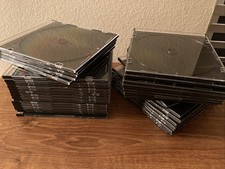 39- Slim Case Mixed Black Single CD DVD Disc Storage