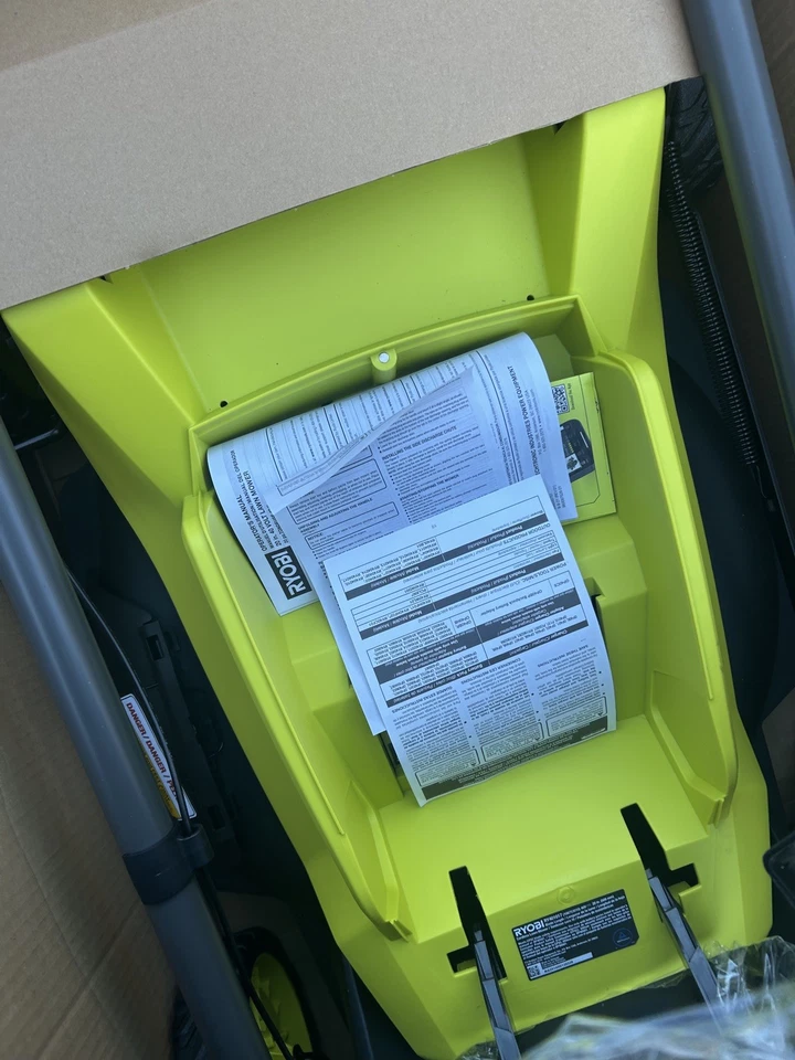 RYOBI 40V HP sin escobillas 20 pulgadas Batería inalámbrica caminar detrás empujar herramienta cortacésped solamente. Foto 4 de 4