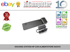 HP Docking Station UltraSlim D9Y32AA#ABB NUOVO con Alimentatore