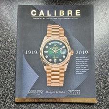 Vintage Retro Calibre Watch Magazine Watches Of Switzerland SUMMER 2019   Rare