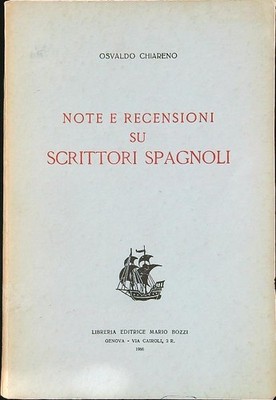 HINWEISE UND BEWERTUNGEN ÜBER SPANISCHE SCHRIFTSTELLER CLARENO OSVALDO MARIO BOZZI 1966 \