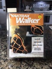 NEW Yaktrax Walker Walk Winter Traction Cleats for Snow Ice Black Size Small