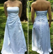 White Formal/wedding/prom/evening/pageant dress by Zam Zam, Niki Livas size 5