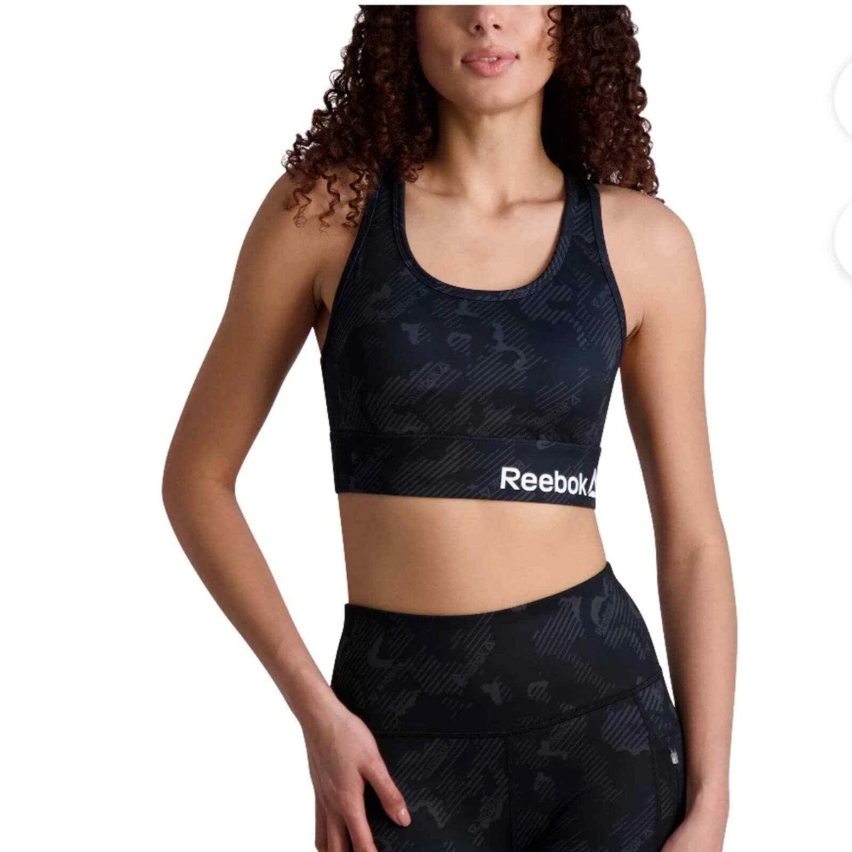 NWT Reebok Women's Prime Essential Medium Impact Sports Bra with